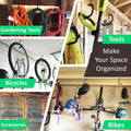 6 Pack Heavy Duty Garage Bike Storage and Utility Hooks-5.7 Inches for Garage Wall and Ceiling-Garage Hooks for Hanging Bicycle,Hose,Cords,and