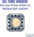 Terro T500 Multi Surface Roach Killer-6 Bait Stations, 1 Pack, Black