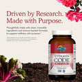 Garden of Life Vitamin Code Healthy Blood - Iron Supplement for Women, 60 Vegan Capsules, with Vitamins B, C, Trace Minerals, Fruit Veggies,