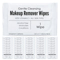 World Amenities - Makeup Remover Wipes - Alcohol Free - Vitamin E Face Wipes for Sensitive Skin Comfort - Individually Wrapped - Travel Friendly
