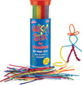 Wikki Stix for Doodlers - Kid'S Travel Essential: Portable Creativity On-The-Go! Pack of 24 Wikki Stix in Neon and Primary Colors. Made in USA ! 3
