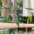 4 inch 3mm Dark Green Nylon Garden Cable Zip Ties Self Locking Cable Ties Twist Ties, Multi-Purpose Cable Tie(100 Pcs) 4 in x 0.118 in