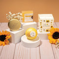 The Love Crate Co Sunflower Gifts for Women, Sunshine Gift Box | 15-Piece Gift-Ready Care Package with Blanket, Glass Tumbler & Spa Gifts for