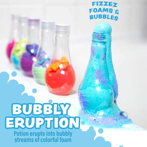 Tub WorksÂ® Kids Bath Bomb Potionâ¢ Bath Toy, Variety 6 Pack | Nontoxic | Fizzes, Foams & Bubbles with an Eruption of Color | Interactive Bath Bombs