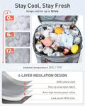 TOURIT Cooler Bag 48/60 Cans Insulated Soft Cooler Large Collapsible Cooler Bag 32/40L Lunch Coolers for Picnic, Beach, Work, Trip