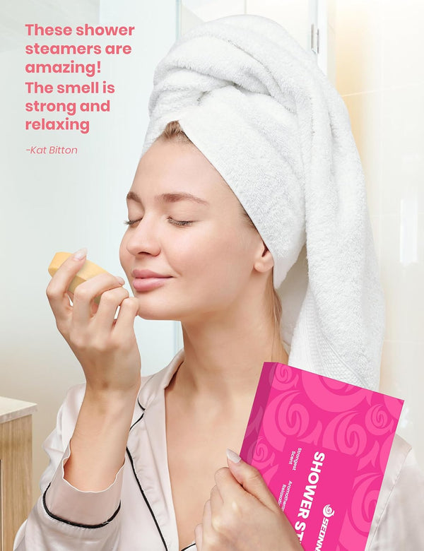 Shower Steamers Aromatherapy, 8 Pack Shower Bombs Relaxation Birthday Gifts for Women, Mother'S Day Gifts for Her, Stress Relief & Self Care,