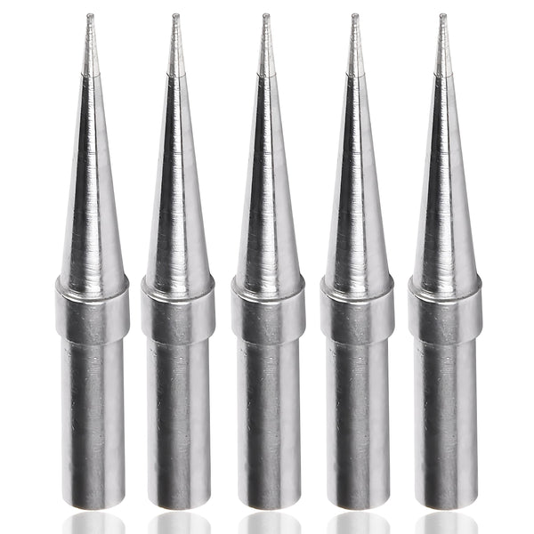 Yakamoz 5Pcs ET Series Soldering Iron Tips ETO Soldering Tip Set Replacement Solder Tips for Weller WE1010NA WES51 WES50 PES51 PES50 WEP70 EC1002