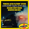 Pennzoil Ultra Platinum Full Synthetic 0W-40 Motor Oil, 1 Quart (6 Pack) 1 Quart 6 Pack 0W-40