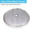 Attsky French Press Filter Replacement, 6-Pack, 4 Inch Stainless Steel Mesh | 4 Inch, Stainless Steel Mesh Screen, Replacement Parts for French