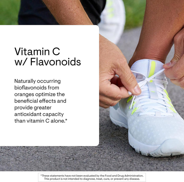 THORNE Vitamin C - Blend of Vitamin C and Citrus Bioflavonoids from Oranges - Support Immune System, Production of Cellular Energy, Collagen