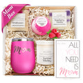 Mom Spa Gift Basket for Women - Self Care Basket, Relaxation, Pampering Gifts for Girlfriend, Wife, Mom, Sister, Friends - Birthday Bundles,