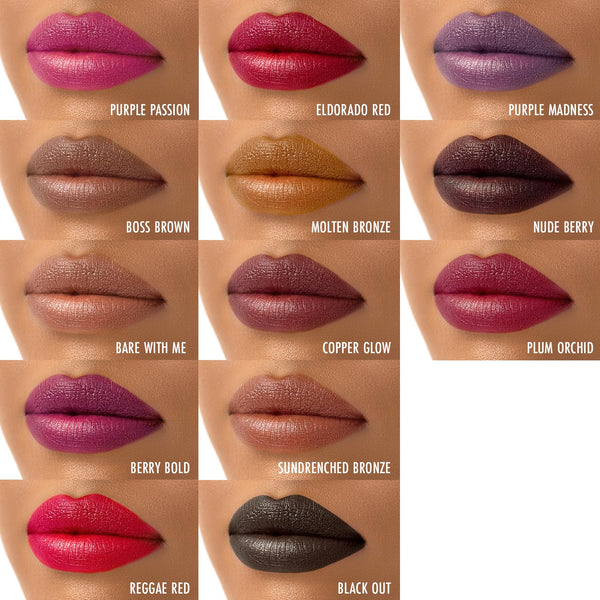 Black Radiance Perfect Tone Lipstick Lip Color Boss Brown