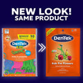 DenTek Fun Flossers – Kids Floss Picks with Wild Fruit Flavor, 90 Count Wild Fruit 90 Count (Pack of 1)