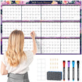 Ospelelf 2025 Wall Calendar Large 32'' X 48'' Dry Erase Laminated Calendar for Wall, 12 Month Family Calendar, Use Jan 2025 - Dec 2025 (Morandi)
