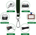 CACOE Phone Lanyard 2 Pack-1× Adjustable Neck Strap,1× Wrist Strap,2× Pads,Universal Crossbody Cell Phone Lanyards,Multifuctional Phone Lanyards
