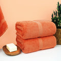 Chakir Turkish Linens, 100% Cotton Premium Quality Turkish Bath Sheets (35''x70'' Large Bath Sheet Towels - Coral) Coral 35''x70'' Large Bath Sheets