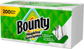 Bounty Paper Napkins, White, 200 Count, Packaging may vary 200 Count (Pack of 1)