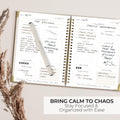 Beautiful To Do List Notebook - Aesthetic Daily Planner to Easily Organize Your Tasks And Boost Productivity - Stylish Undated ADHD Planner Gift
