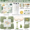 Self Care Gifts for Women Get Well Soon Gifts Basket, Birthday Gifts for Women Care Package Relaxing Spa Gifts Thinking of You Gifts W/ Blanket,