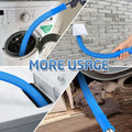 PetOde 2 Pieces Dryer Vent Cleaner Kit Compatible with Most Vacuum Cleaner, Dryer Lint Brush and Vacuum Hose Attachment with Universal Connector,