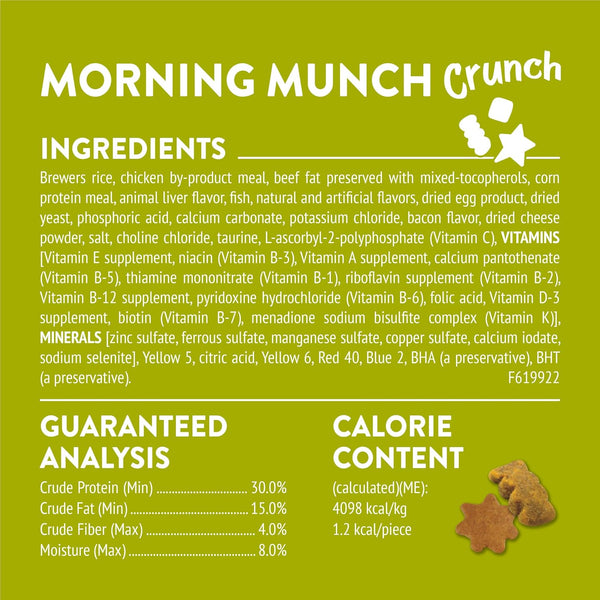 Purina Friskies Party Mix Morning Much Crunch Cat Treats, (10) 2.1 oz Pouch 2.1 Ounce (Pack of 10)