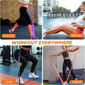 Resistance Bands Set, Exercise Workout Pull up Assistance Bands with 6 Resistance Levels, Muscle Training Straps for Fitness, Working Out, Body