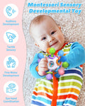 Baby Teething Toys for 0-6 6-12 Months Ages 0-2, Tummy Time Montessori Toys for Babies 0 3 6 9 12 18 Months, Newborn Infant Sensory Toys, Baby