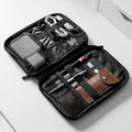 BAGSMART Electronics Travel Organizer Case, Tech Accessories Cord Storage Bag for Phone, Power Bank, SD Card, Cables, Black