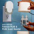 Febreze Plug Scent Booster Continuous Scent Device Oil Diffuser, Compatible with Febreze Air Freshener Plug in Refills