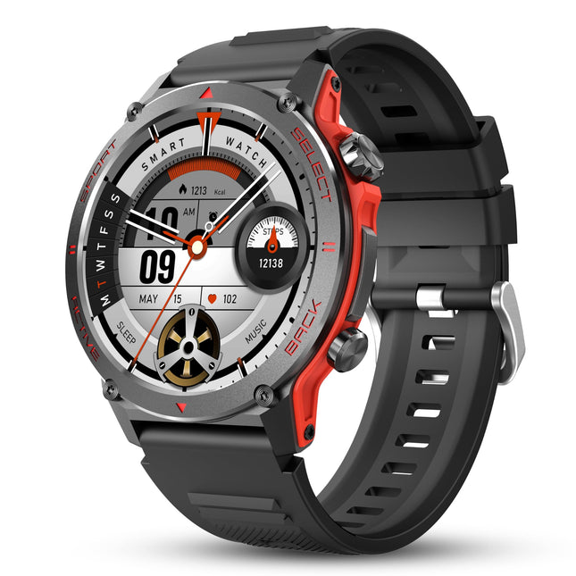 Smart Watch, 1.43''AMOLED 45Mm Military Smartwatch Men Women Answer/Make Call, Digital Fitness Watch, 110+ Sports, Blood