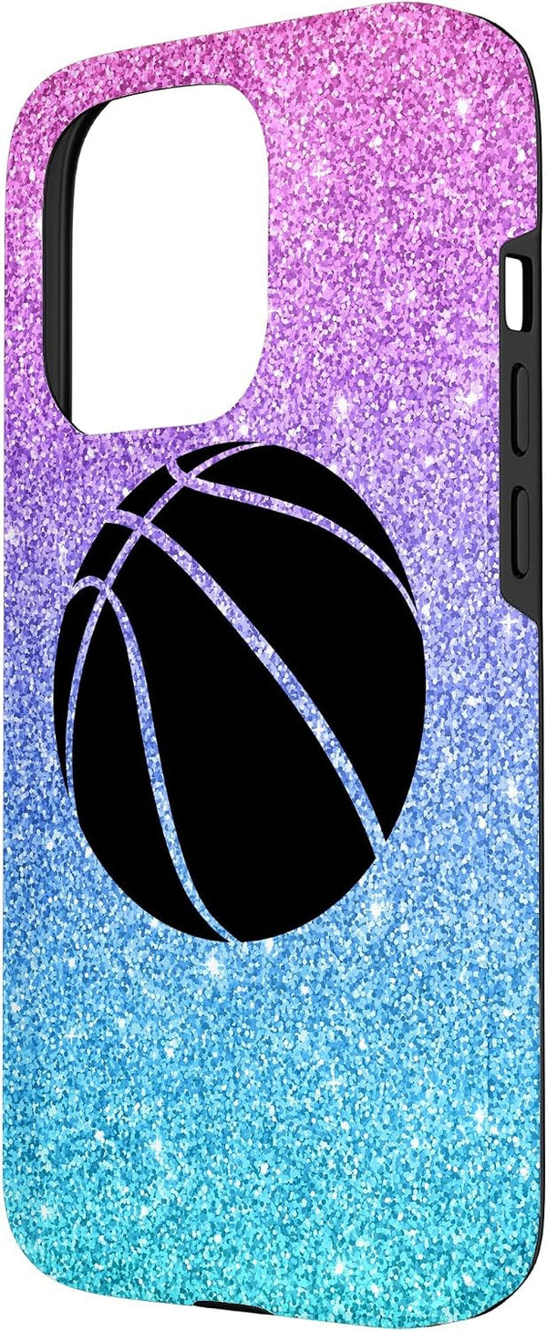 Cute Trendy Basketball Gift for Girls Teens and Women Case for iPhone 15 Pro
