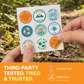 Cliganic Mosquito Repellent Stickers (90 Pack) - Camping Patches for Kids & Adults, Natural DEET-Free, Essential Oil Infused 90 Count (Pack of 1)