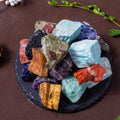 3 lbs Bulk Rough Madagascar Stones Mix - Large 1" Natural Raw Stones Crystal for Tumbling, Cabbing, Fountain Rocks, Decoration,Polishing, Wire