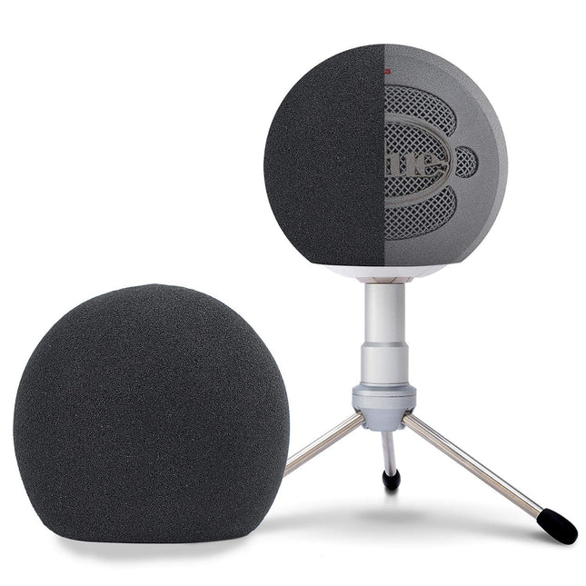 Pop Filter for Blue Snowball - Professional Snowball Ice Mic Foam Wind Cover Win