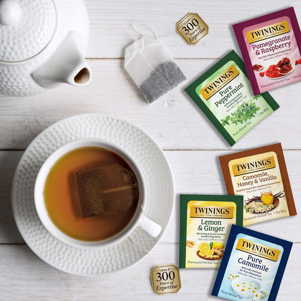 Twinings Herbal Variety Gift Box, Naturally Caffeine-Free (Pack of 40) 13 Flavors Ã¢ÂÂ Perfect Gourmet Gift Set