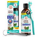 Gurunanda Cocomint Oil Pulling Mouthwash for Complete Oral Hygiene, 7 Essential Oils & Vitamins for Happy Teeth & Gums & Fresh Breath ,