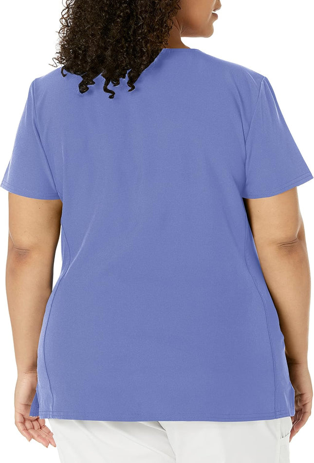 Heartsoul Scrubs for Women V-Neck Medical Top with Moisture Wicking and 360ÃÂ° 