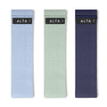 ALTA Booty Bands for Women - Premium Non-Slip Fabric Resistance Bands for Working Out - Cloth Resistance Bands for Legs, Fabric Exercise Bands,