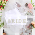 Chanaco Bride to Be Sash Bachelorette Party Favors Decorations Wedding Accessories White Veil Bridal Shower Sashes Gifts A.white