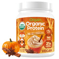 Orgain Organic Vegan Protein Powder, Pumpkin Spice Seasonal Flavor - 21g of Plant Protein, 5g Prebiotic Fiber, No Lactose Ingredients, No Added
