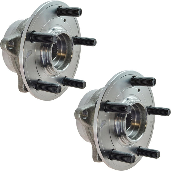 TRQ Front Left and Right Wheel Bearing and Hub Assembly Set 2 Piece Compatible with 2011-2017 Honda Odyssey BHA53813