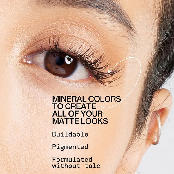 Pacifica Pink Nudes Mineral Eyeshadow Palette, 10 Neutral Shades, for Natural or Smoky Eye Look, Naked Eye Makeup, Longwearing & Blendable, Vegan,