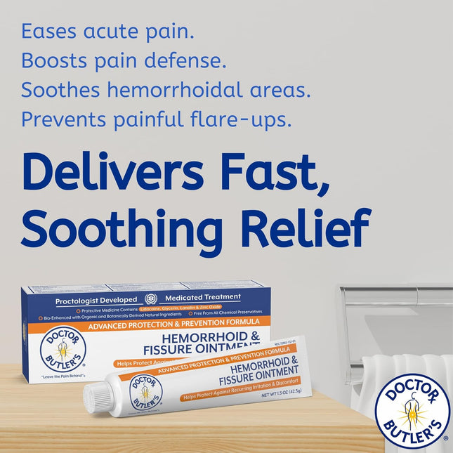 Doctor Butler'S Advanced Hemorrhoid & Fissure Ointment Ã¢ÂÂ Lidocaine Hemorrho