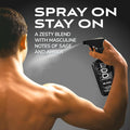 BOD man Fragrance Body Spray, Black, 8 fl oz (Pack of 2)