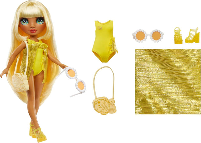 Rainbow High Swim & Style Sunny - Yellow 11" Blonde Fashion Doll with Shimmery W
