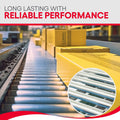 Heavy Duty Conveyor Rollers - Galvanized Steel Gravity Roller, 36" Between Frame 1.5" Diameter - Ideal for Assembly Areas & Distribution- Kayak,