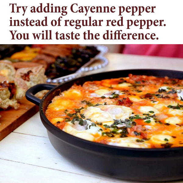 The Spice Way Red Pepper Premium Cayenne Ground - 8 Oz - Pure Chile Powder - Cayenne Powder, No Gmo'S, Kosher Certified