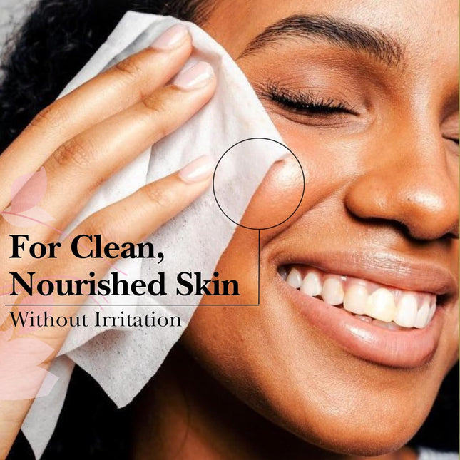Mivida Hypoallergenic Makeup Remover Wipes | Daily Cleansing Facial Towelettes w