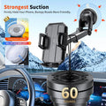 Upgraded 3-In-1 Car Phone Holder Mount [Powerful Suction] Phone Mount for Car Dashboard Air Vent Windshield Hands Free Mount, Cell Phone Car Mount