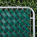 Juvale Fence Privacy Screen Slats - 1.8 in x 246 ft, Dark Green PVC - Privacy Fence Plastic Strips & Vinyl Green Tape with Brass Fasteners -